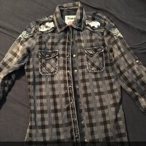 Roar Sequin Flannel